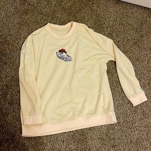 Cream Western Ghost Fitted XL Sweater